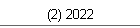 (2) 2022